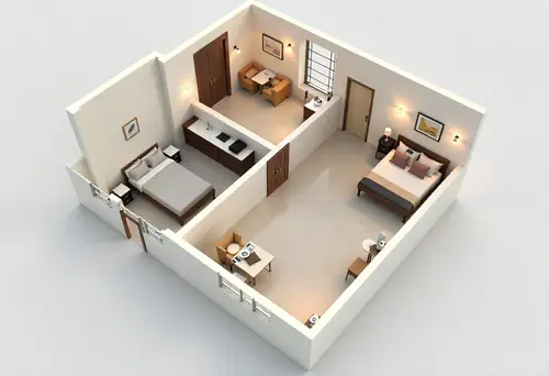 2bhk interior design in chandigarh panchkula