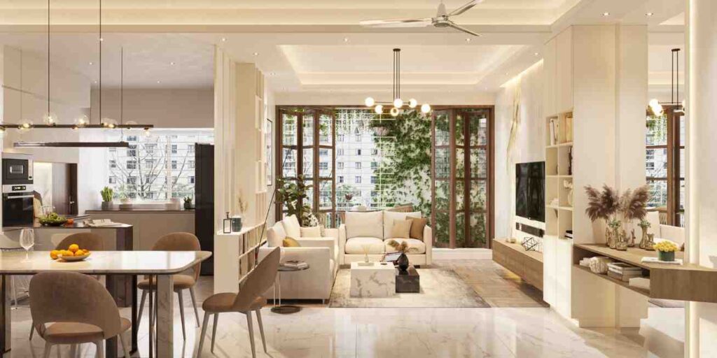 Dream homes in Panchkula with modern interior design and elegant living spaces by Aryelia Designs