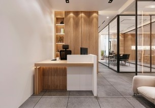 Office interior design services in Panchkula creating modern, functional workspaces with smart office space planning.