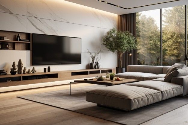 Living room and bedroom styling with affordable interior design in Chandigarh featuring modern furniture, elegant décor, and budget-friendly luxury interiors.