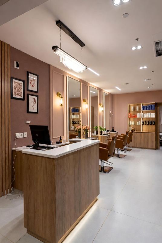 salon interior designers near chandigarh