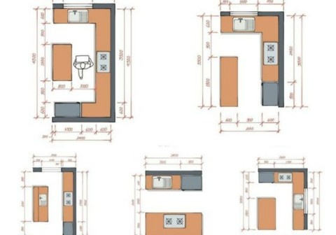 Layout-wise modular kitchen cost comparison for Chandigarh, Mohali, and Panchkula homes showing straight, L-shaped, U-shaped, parallel, and island kitchen layouts.