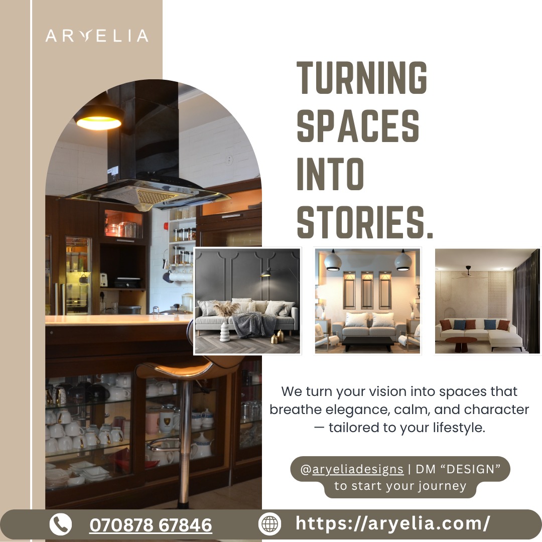 Aryelia designing a custom modular kitchen in Chandigarh with modern cabinets, smart storage solutions, and premium interior design for Tricity homes.